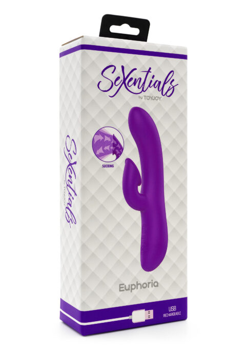 ויברטור נטען יונק 7 מצבי רטט ו 4 מהירויות Toy Joy - Euphoria Vibrator